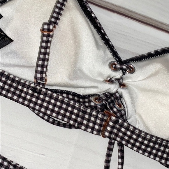 🖤LA HEARTS CHECKERED  BIKIN SET NWT - Picture 4 of 5